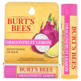 Dragon fruit Lemon Moisturizing Lip Balm by Burt's Bees for Unisex - 0.15 oz Lip Balm