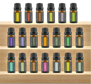 Aromatherapy Essential Oil, Ginger, Wormwood, Rose Sandalwood Essential Oil, Fragrant, Single Plant Oil, Fragrance Box. (Option: Patchouli)