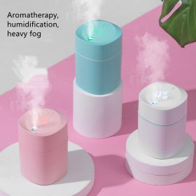 Mini Humidifier With LED Night Light, Cool Mist Humidifier (Color: green)